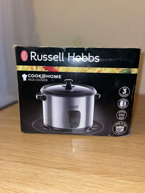 Russell Hobbs Electric Rice Cooker - Stainless Steel Design with Easy-to-Use Controls for Perfectly Cooked Rice
