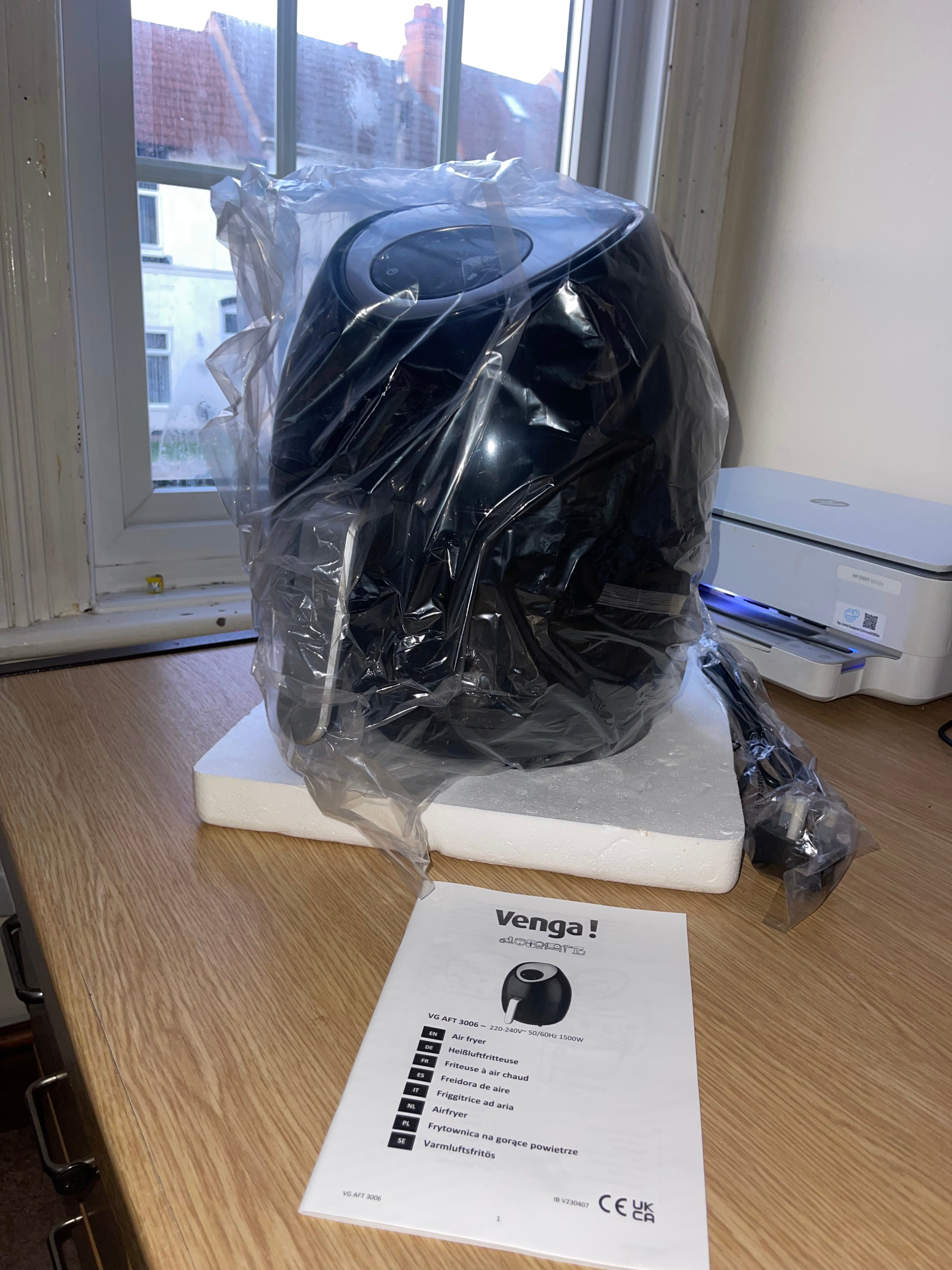 Venga Electric Airfryer with Digital Display 4.5L