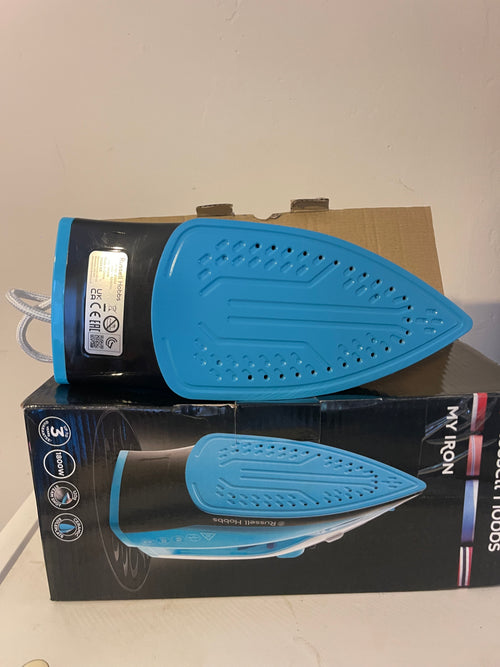 Russell Hobbs Electric Steam Iron Blue 1800W