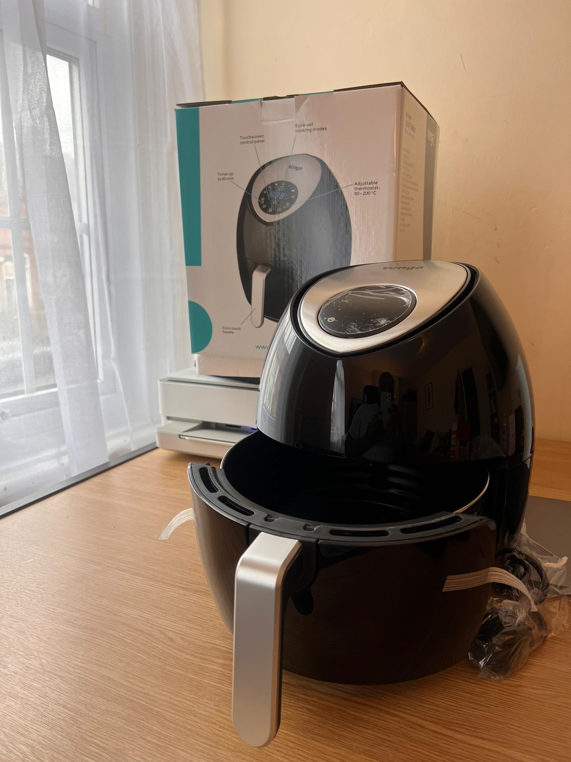 Venga Electric Airfryer with Digital Display 4.5L